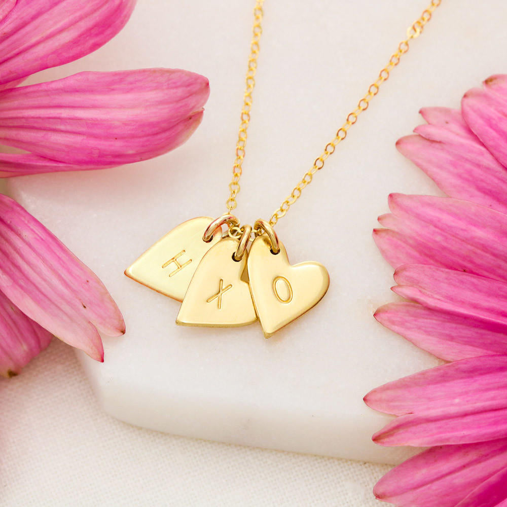 Pregnant Sister Gift - Initial Heart Necklace