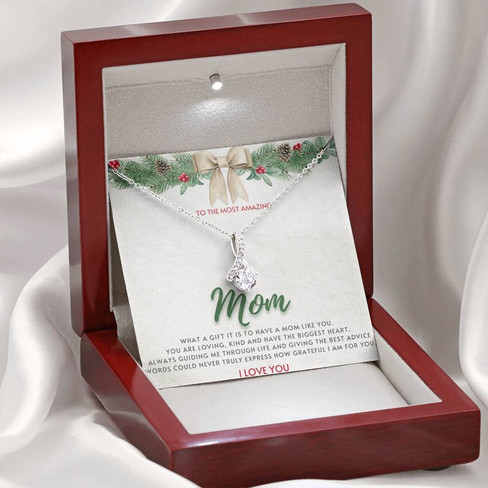 To My Mom - Necklace Christmas Gift